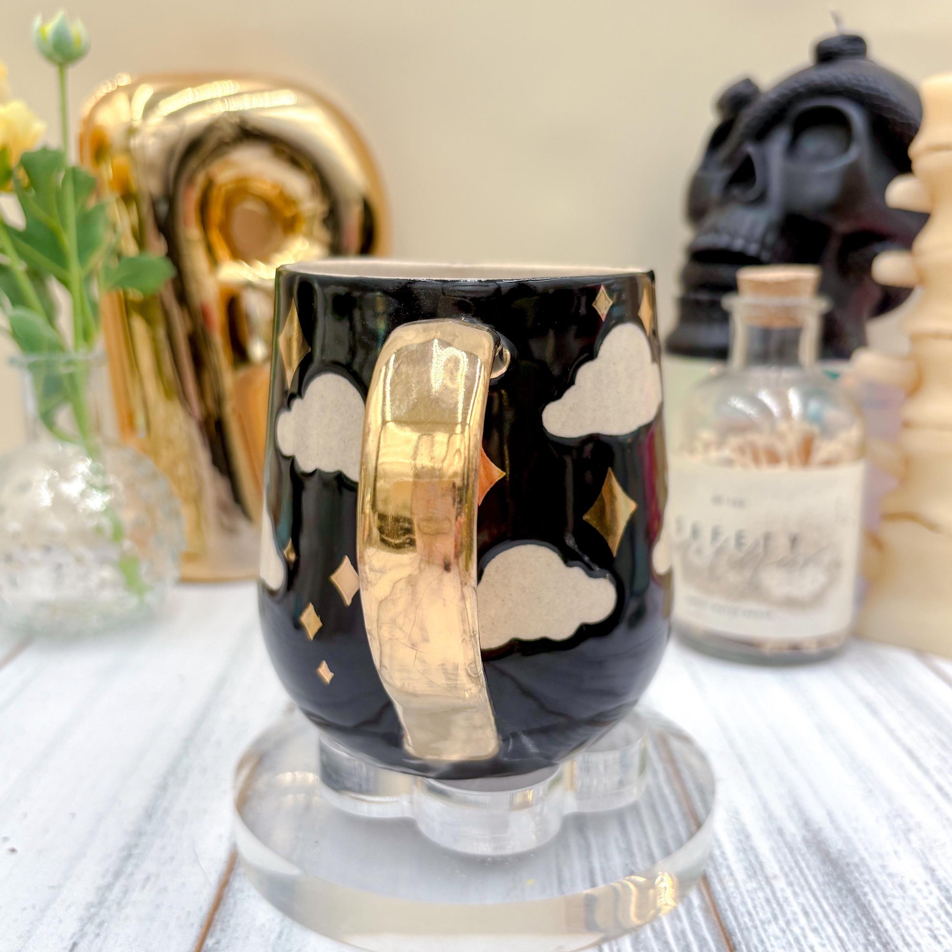 Black Midnight Ceramic Mug