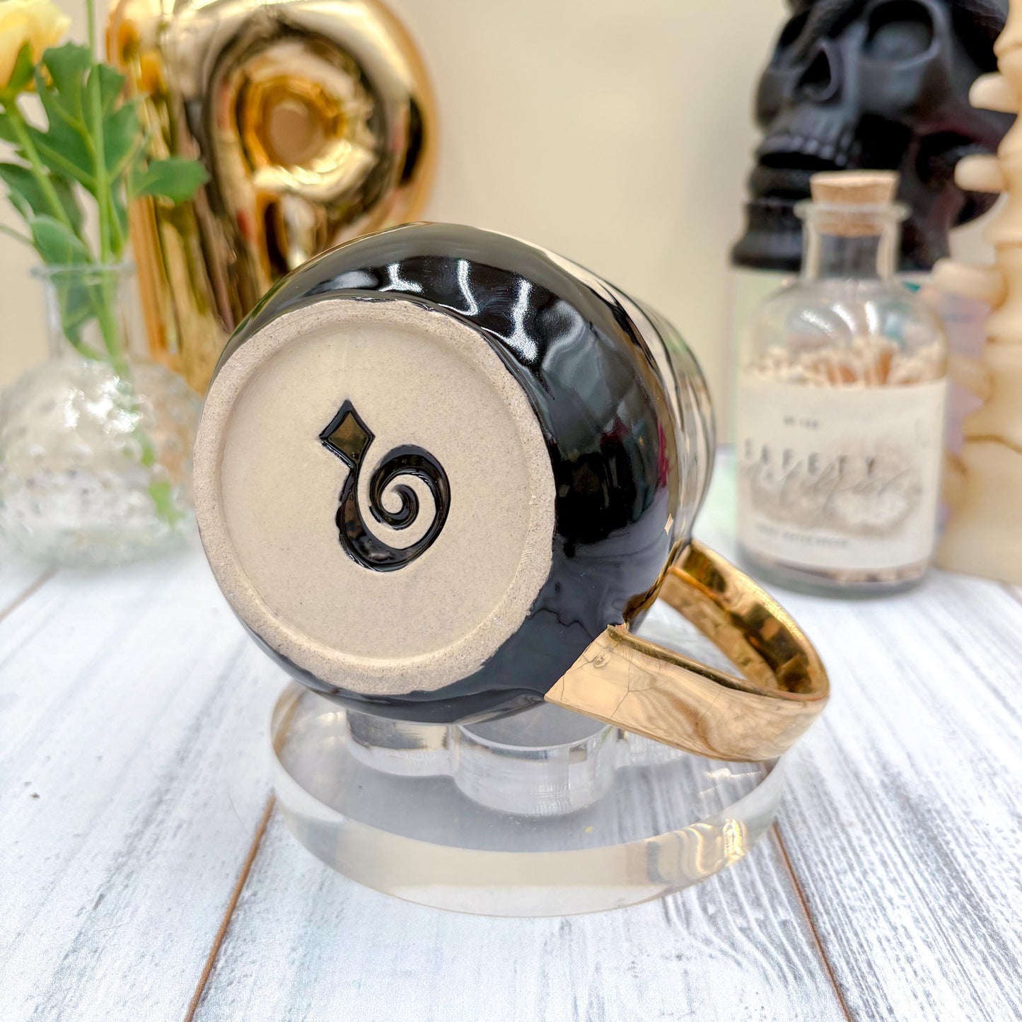 Black Midnight Ceramic Mug