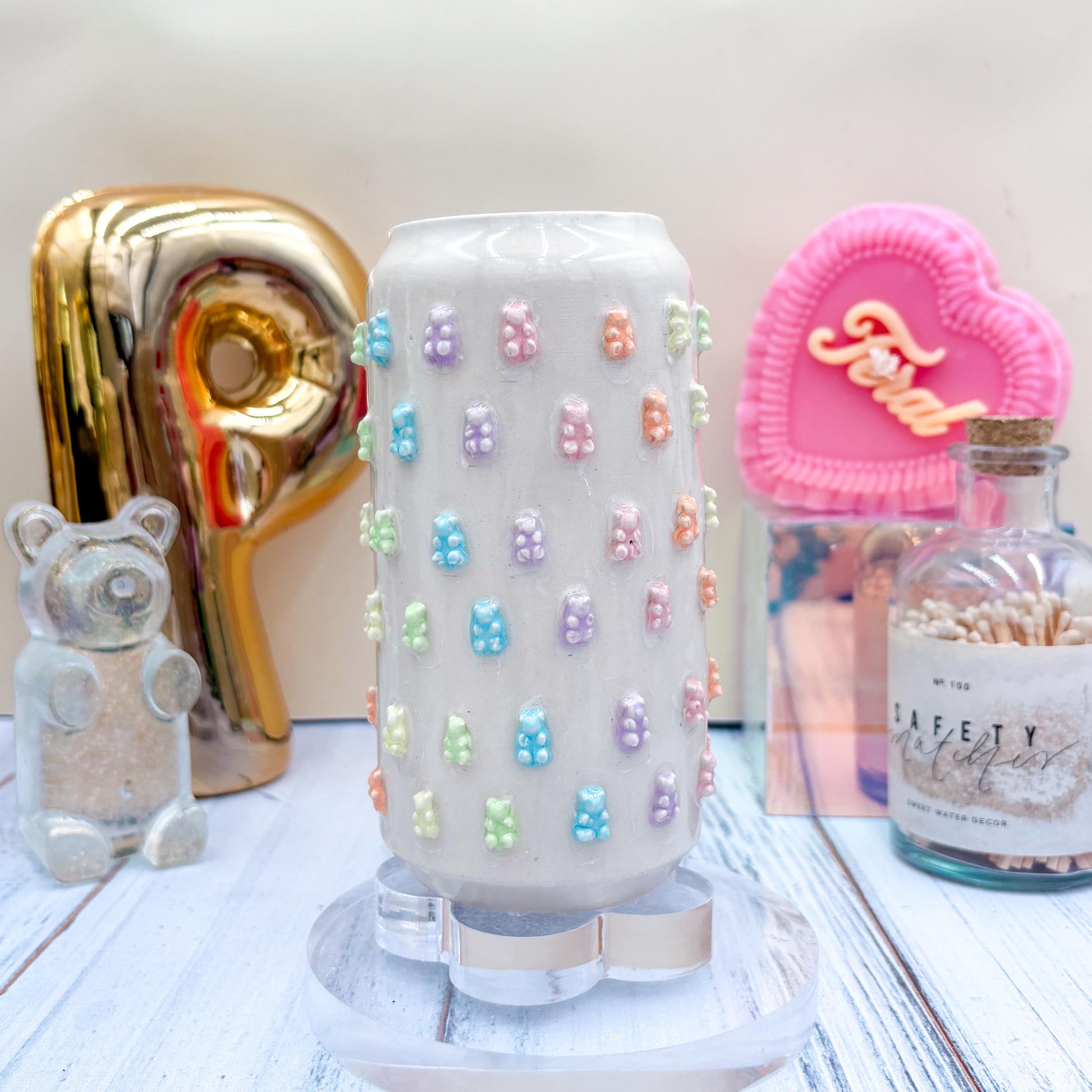 Ombré Gummy Bear Ceramic Tumbler