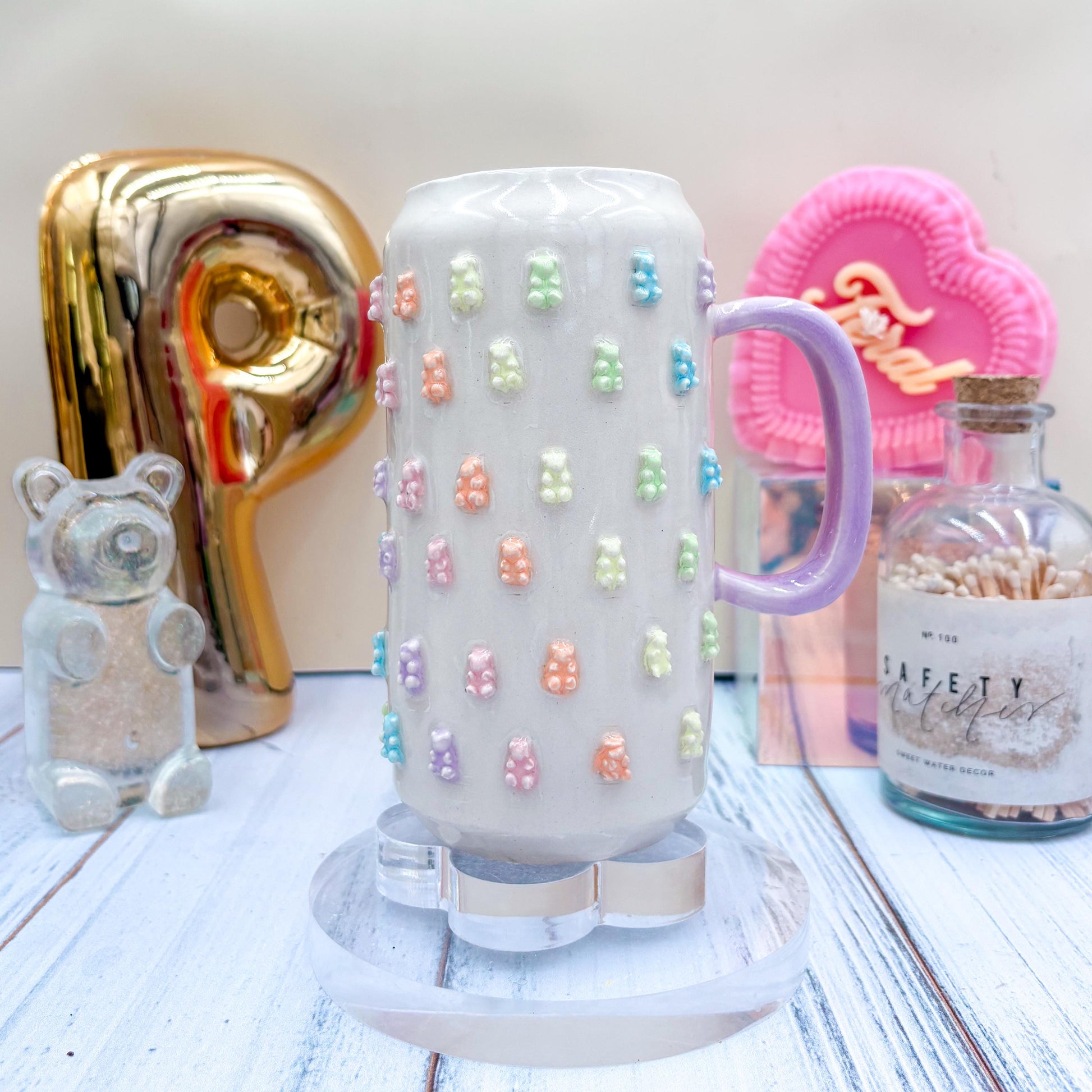 Ombré Gummy Bear Ceramic Tumbler