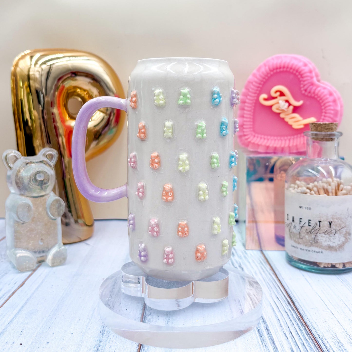 Ombré Gummy Bear Ceramic Tumbler