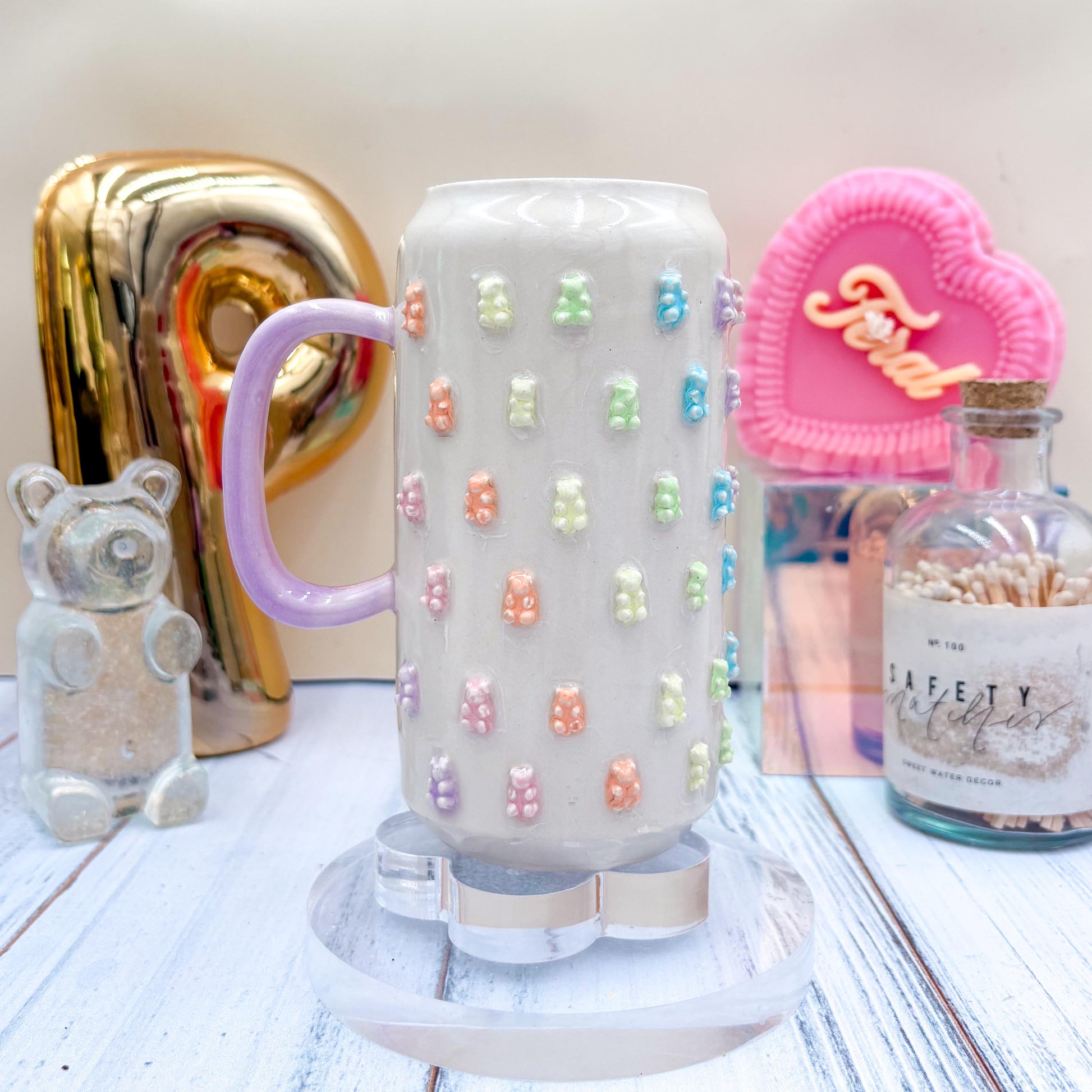 Ombré Gummy Bear Ceramic Tumbler