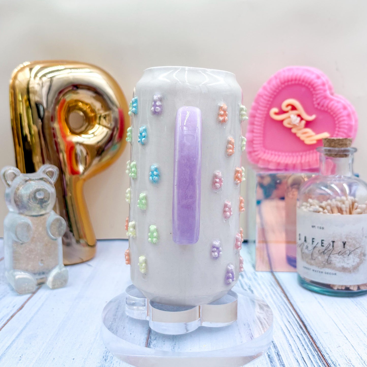 Ombré Gummy Bear Ceramic Tumbler
