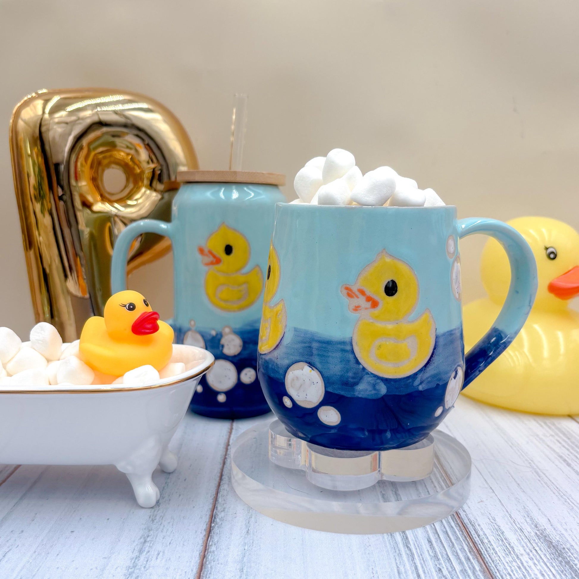 Rubber Ducky Ceramic Tumbler Mug