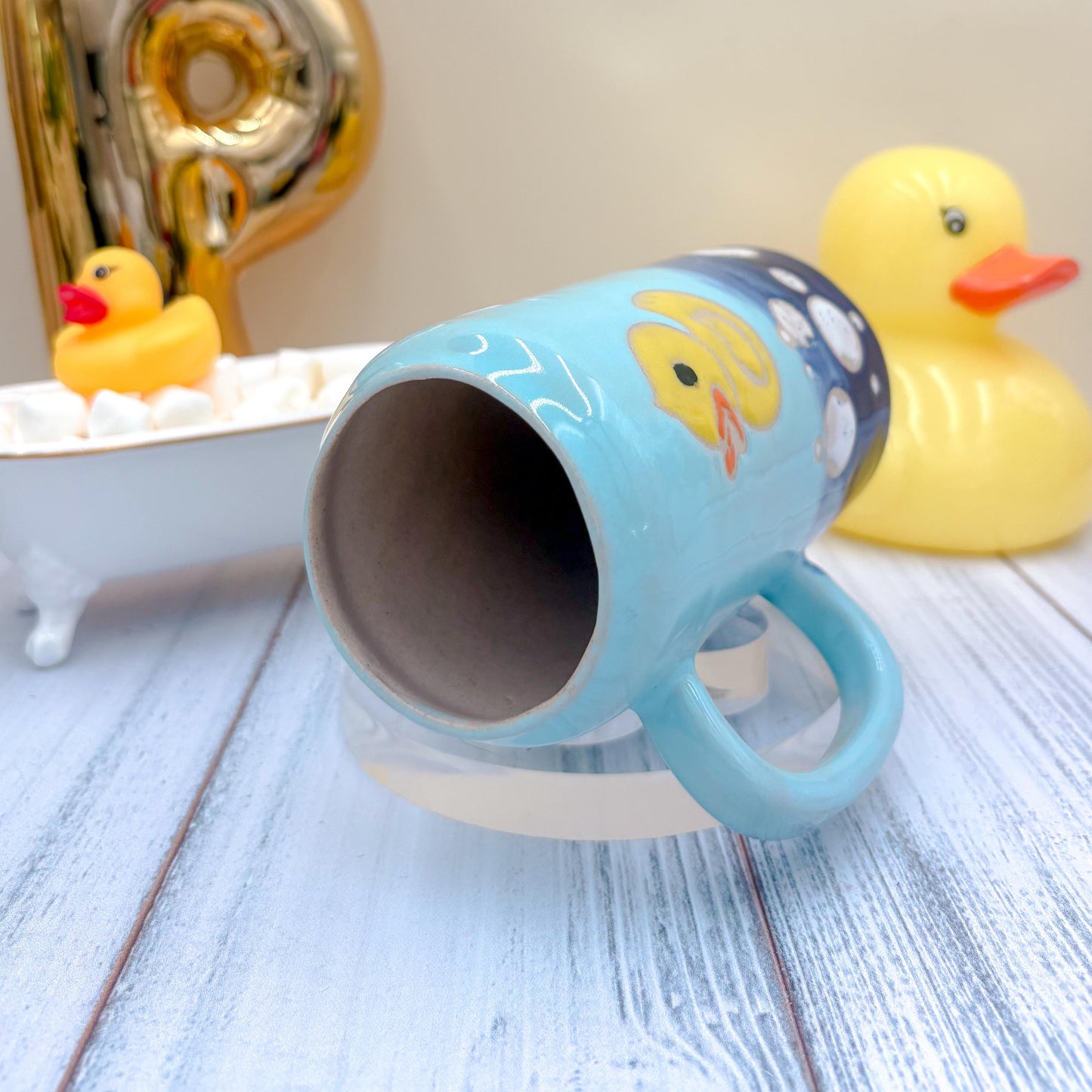 Rubber Ducky Ceramic Tumbler Mug