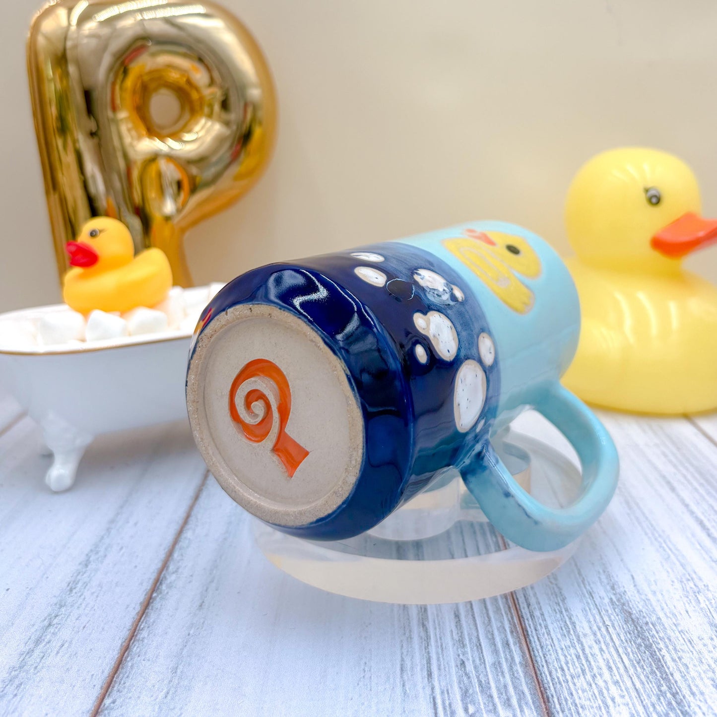 Rubber Ducky Ceramic Tumbler Mug