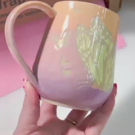 Ombré Butterfly Mug