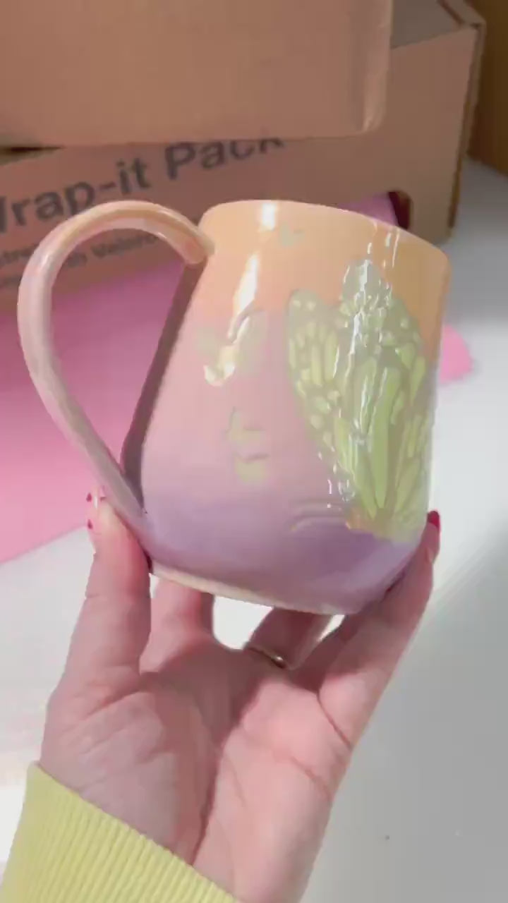 Ombré Butterfly Mug